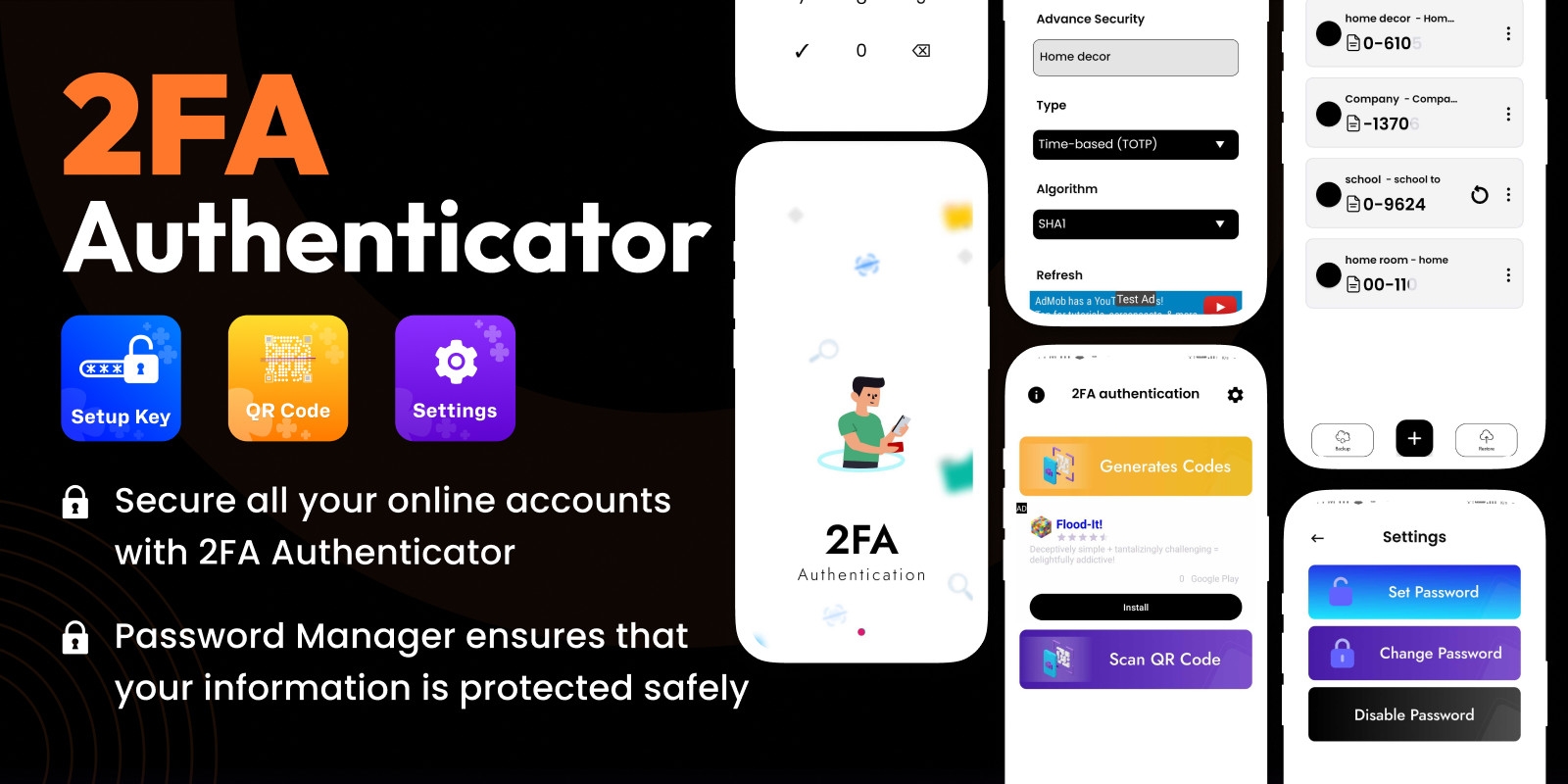 Android App Source Code 2FA Authenticator